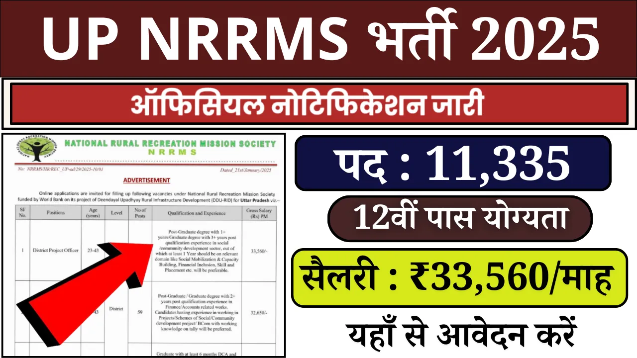 UP NRRMS Bharti 2025
